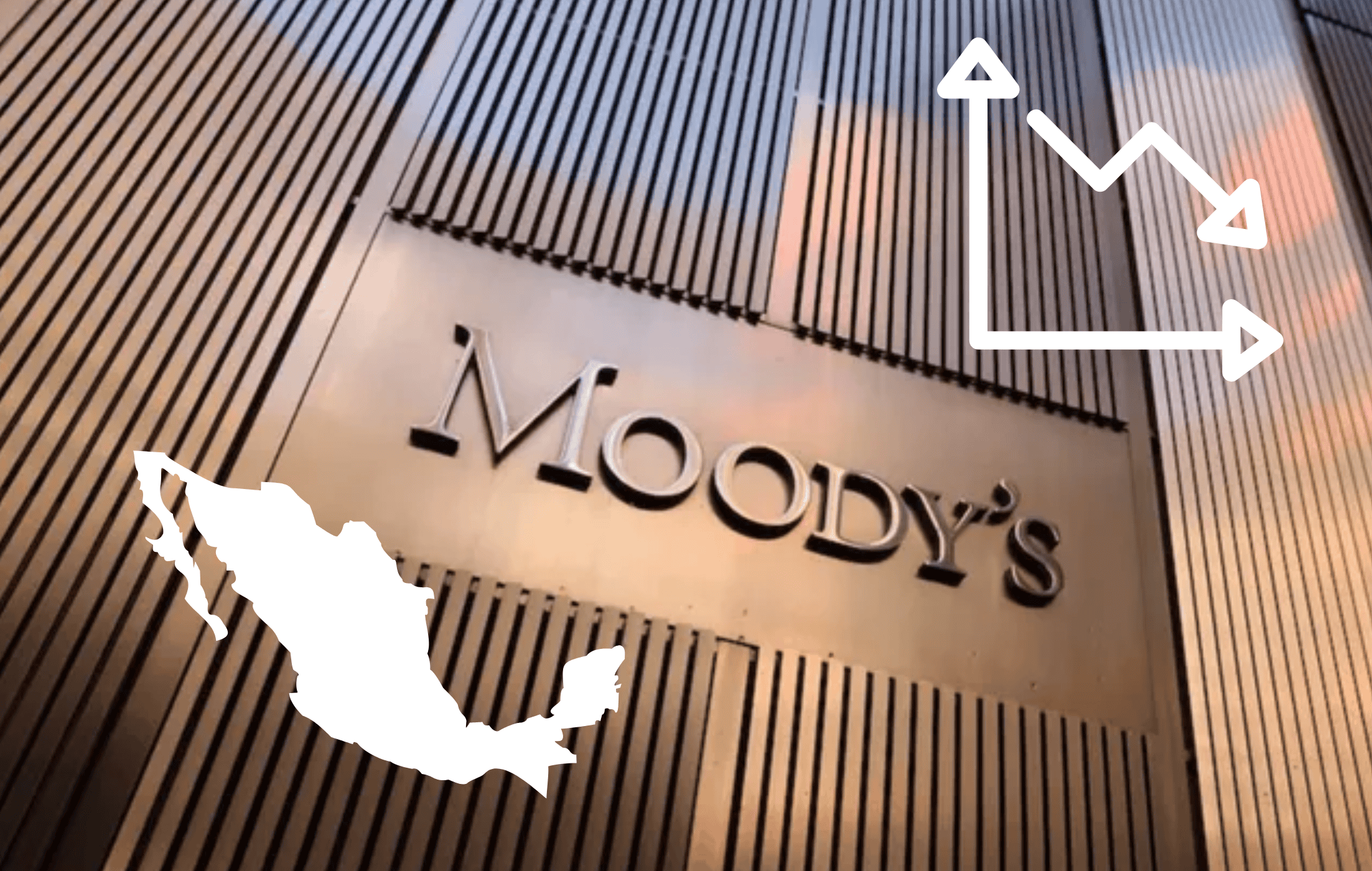 Moodys  ajusta perspectiva de México a negativa