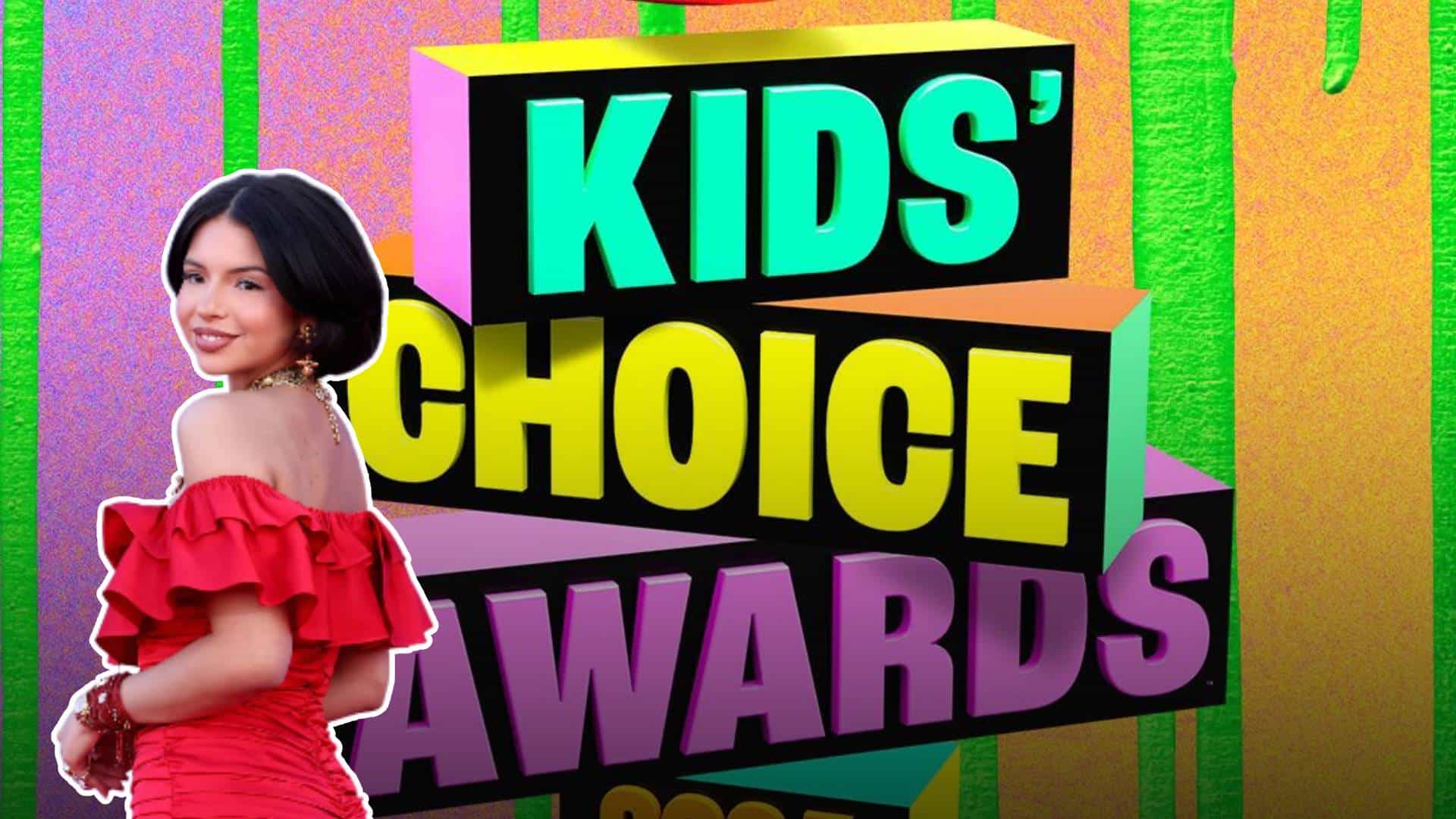 Ángela Aguilar sí conducirá los Kids Choice Awards a pesar de las críticas; así llegó a la alfombra naranja