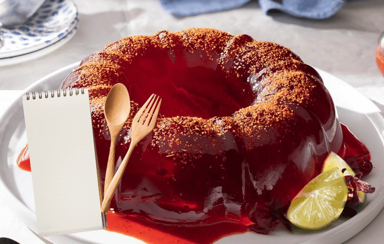 Aprende a preparar gelatina de jamaica: un postre bajo en calorías