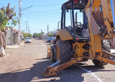 Calles de Cajeme siguen cerradas por reparaciones