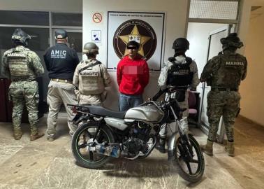 Recuperan moto robada en Ciudad Obregón