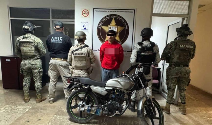 Recuperan moto robada en Ciudad Obregón