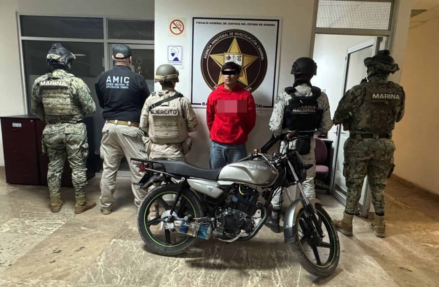 Recuperan moto robada en Ciudad Obregón