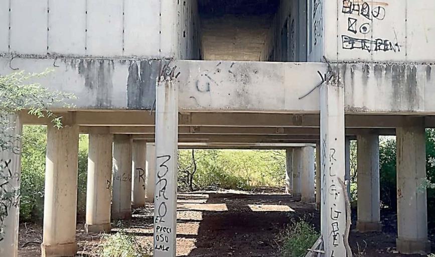 En el olvido, obra del Cereso en Las Ánimas