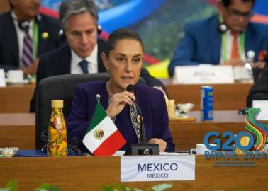 Claudia Sheinbaum propone un fondo global para reforestación en el G20