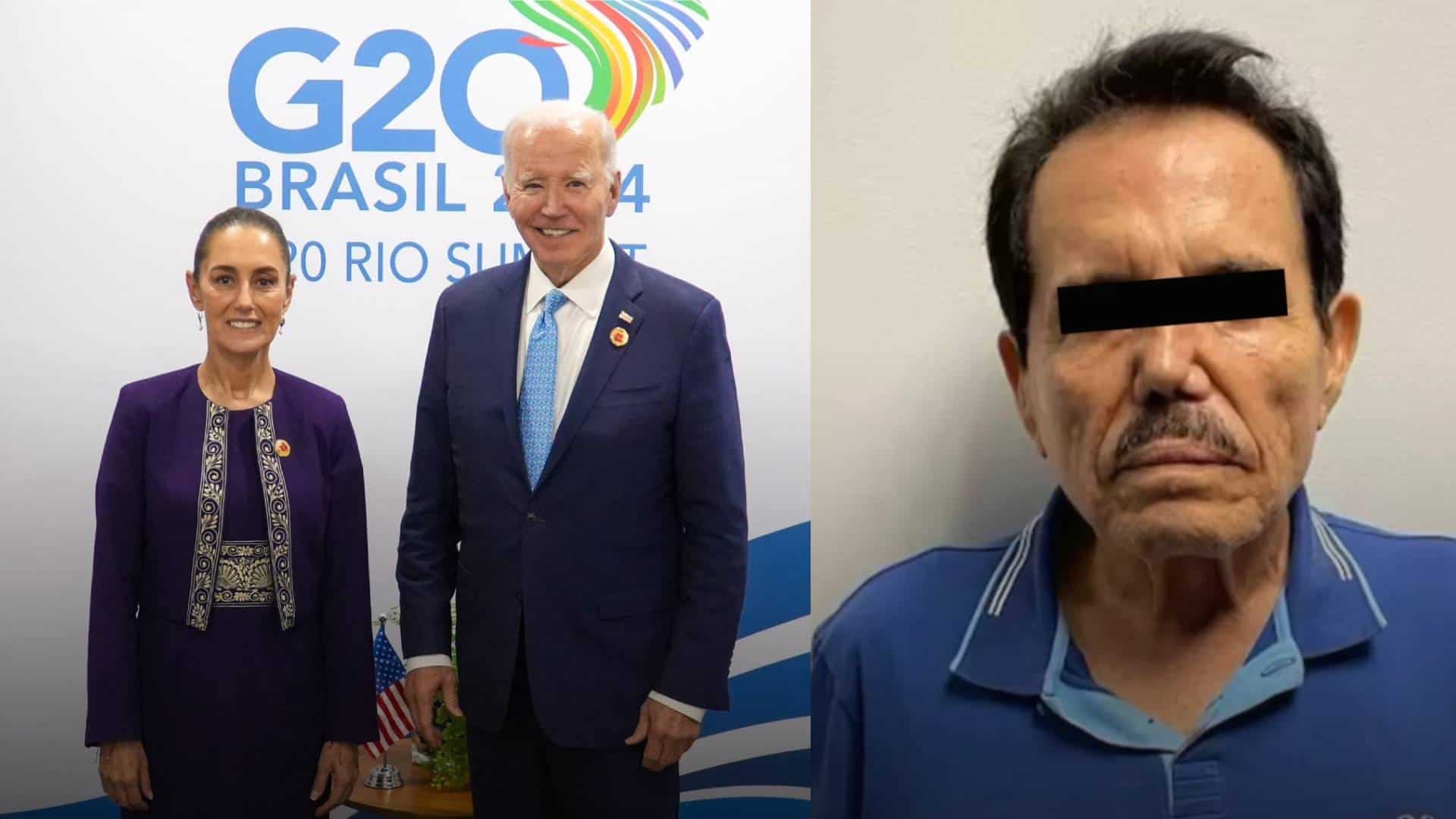 Claudia Sheinbaum pide a Biden información sobre la detención de El Mayo Zambada durante cumbre del G20