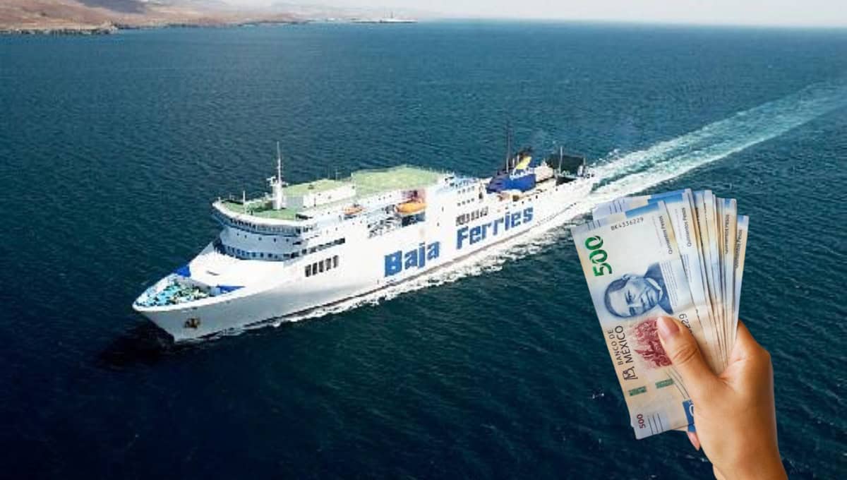 ¿Cuánto cobran los Ferry de Mazatlán a La Paz y cuánto tiempo hacen?