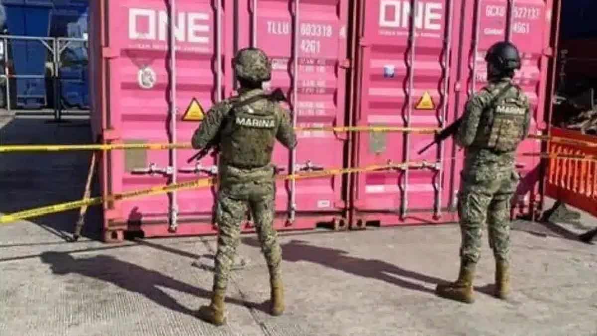 Marina asegura cargamento de 350 kilos de cocaína en Ensenada valuado en 88 mdp