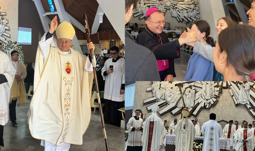 Nuncio: traigo a Obregón el saludo, bendición y abrazo del Papa Francisco