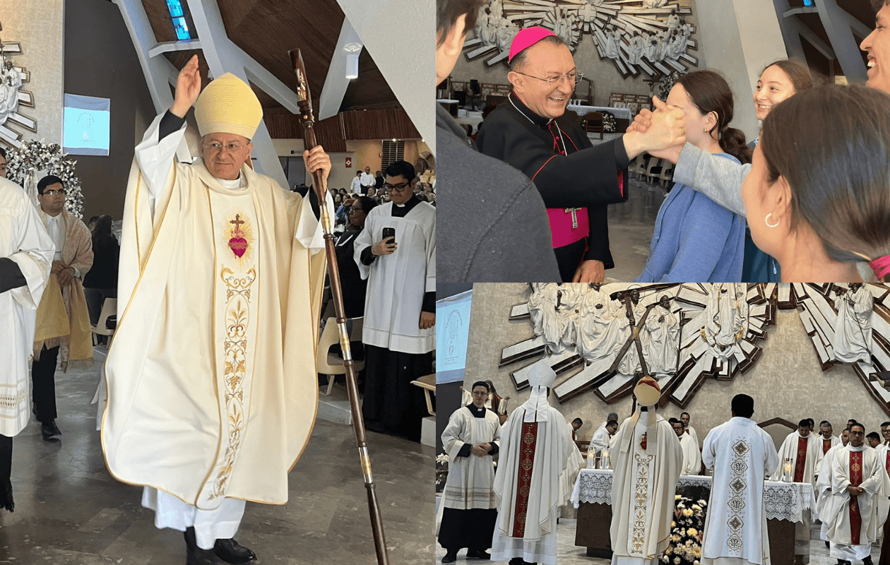 Nuncio: traigo a Obregón el saludo, bendición y abrazo del Papa Francisco