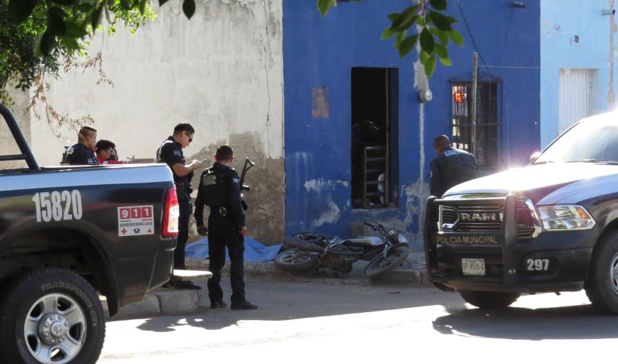 Asesinan a motociclista en la colonia Hidalgo de Ciudad Obregón