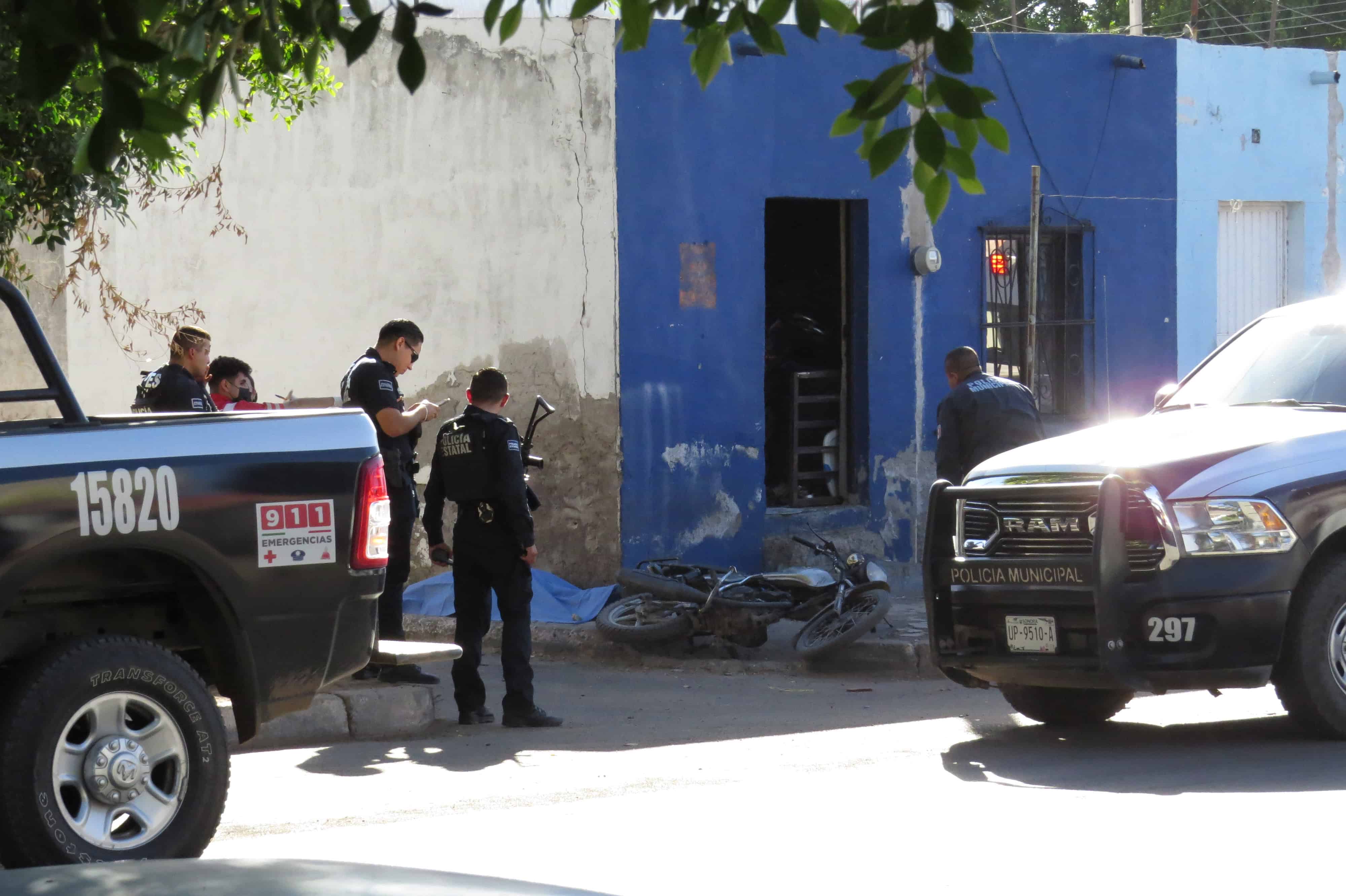 Asesinan a motociclista en la colonia Hidalgo de Ciudad Obregón