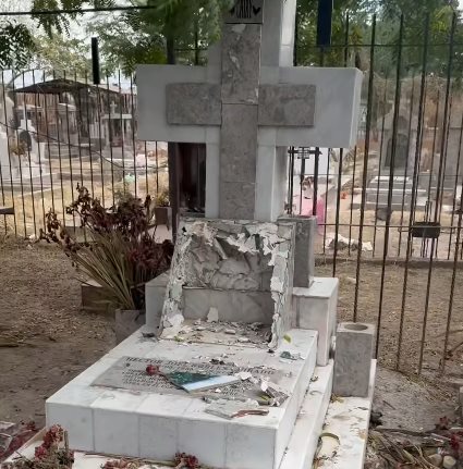 No cesa vandalismo en panteones de Navojoa