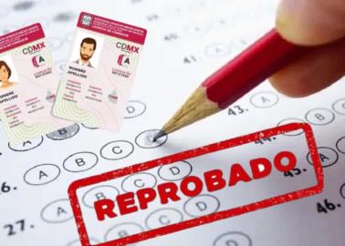 Licencia permanente CDMX: por esta razón están reprobando el examen 