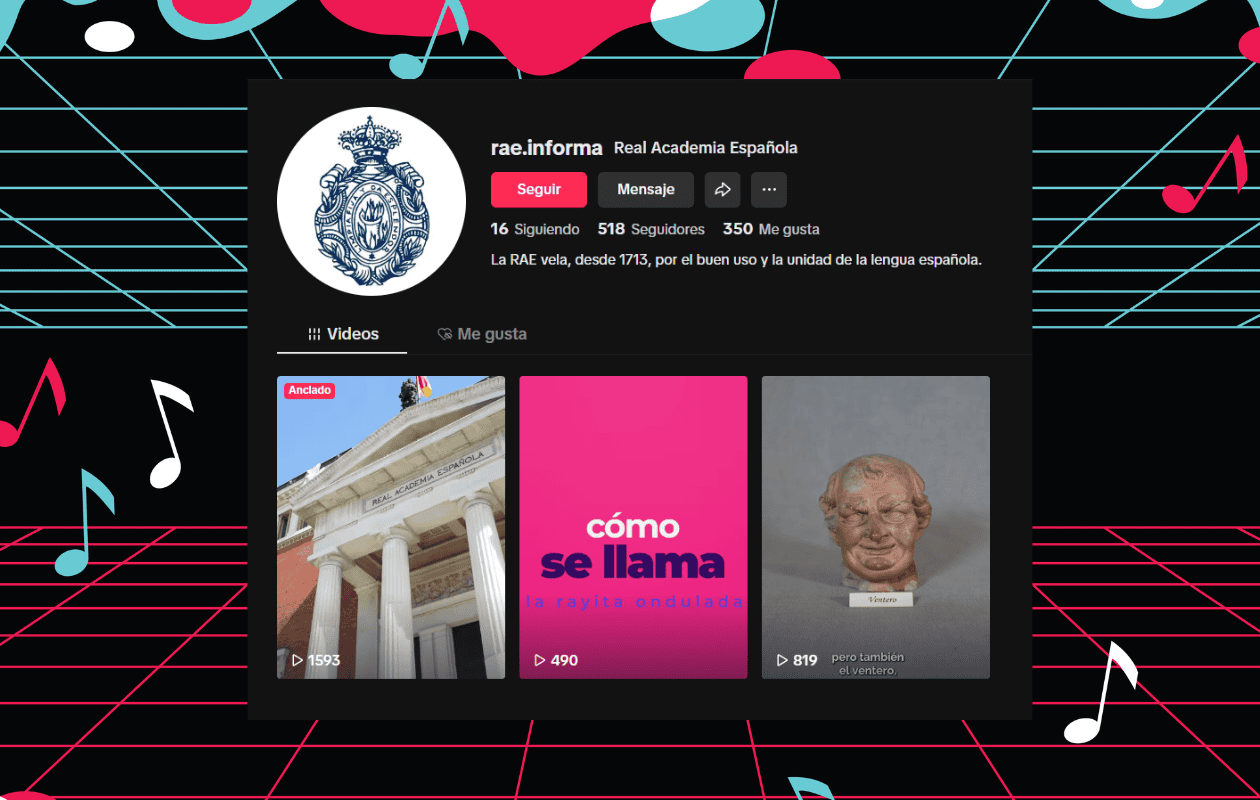 La RAE llega a TikTok: usuarios reaccionan con memes y lenguaje inclusivo