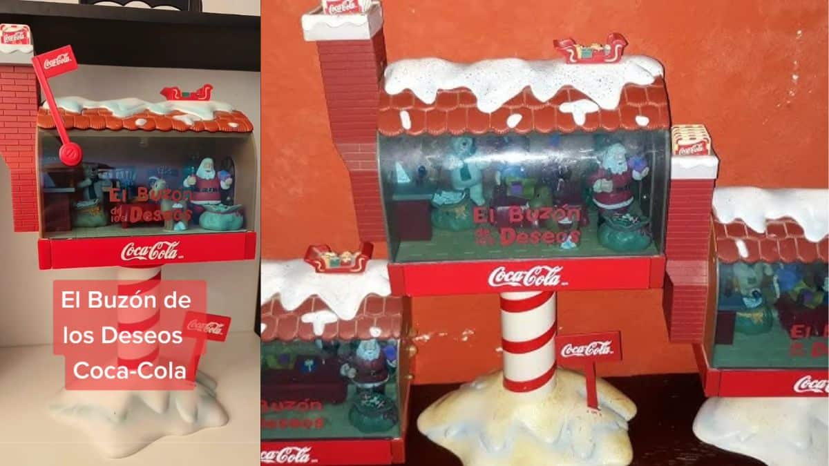 VIDEO | Así era la colección navideña de Coca-Cola con el buzón de los deseos de 2002