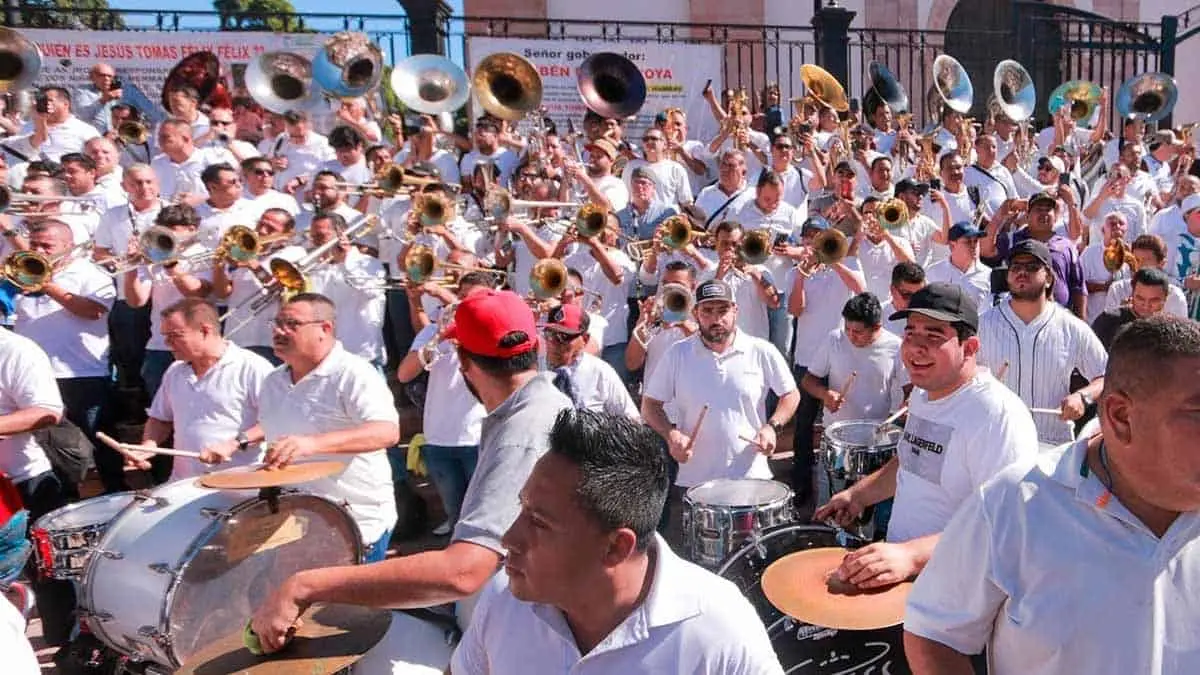 Músicos de Sinaloa se unen para pedir paz en su estado. Foto: X