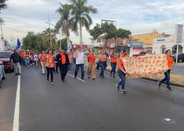 Al grito de No es No, piden fin a la violencia a la mujer en Navojoa