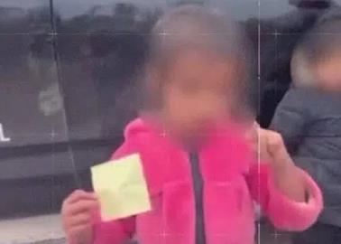 Rescatan a niña salvadoreña de 2 años que cruzaba sola la frontera entre México y Estados Unidos