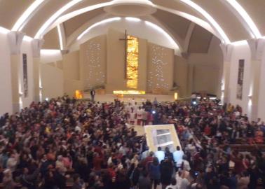 Hace 11 años se colocó la imagen de la Virgen en el Santuario de Guadalupe