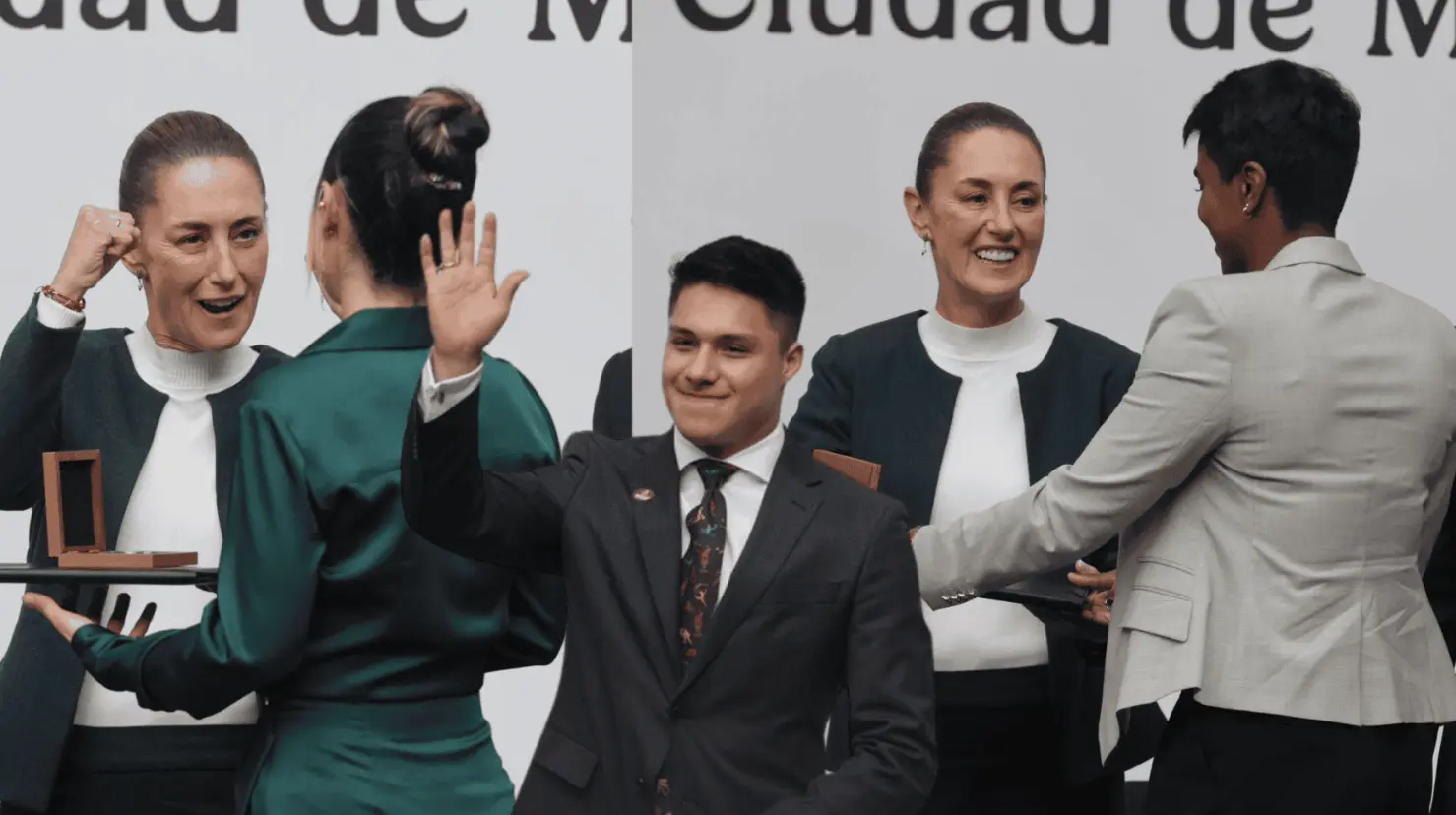 Esta tarde en Palacio Nacional se llevó a cabo la ceremonia de entrega del Premio Nacional del Deporte 2024