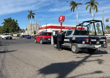 Joven motociclista se accidenta al norte de Ciudad Obregón