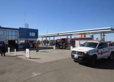 Se movilizan bomberos por supuesto incendio en gasolinera de Ciudad Obregón