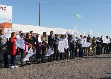 Dan la bienvenida a paisanos en Navojoa