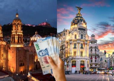 ¿Cuánto dinero se necesita para viajar de Zacatecas a Madrid? | Vuelo, hospedaje y gastos