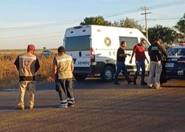 Motociclista se estrella contra pipa de gas en el Valle del Yaqui y fallece