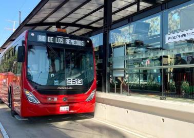 Cierres en el Metrobús y Trolebús por festejos de la Virgen de Guadalupe