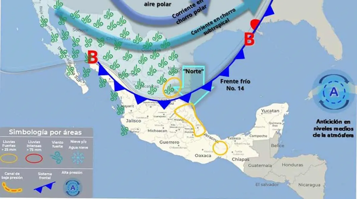 Clima en Sonora hoy 10 de diciembre: Fuertes vientos y temperaturas de hasta -10 grados por frente frío