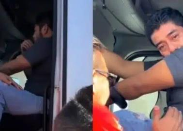 VIDEO | Trailero entra en crisis por accidente: teme perder su trabajo por su hijo enfermo