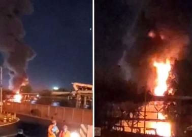 VIDEO | Reportan incendio en refinería de Salamanca, Guanajuato