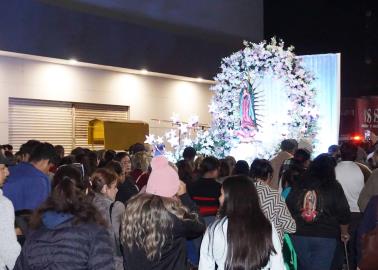 Cajeme se une y peregrina por el Día de la Virgen de Guadalupe