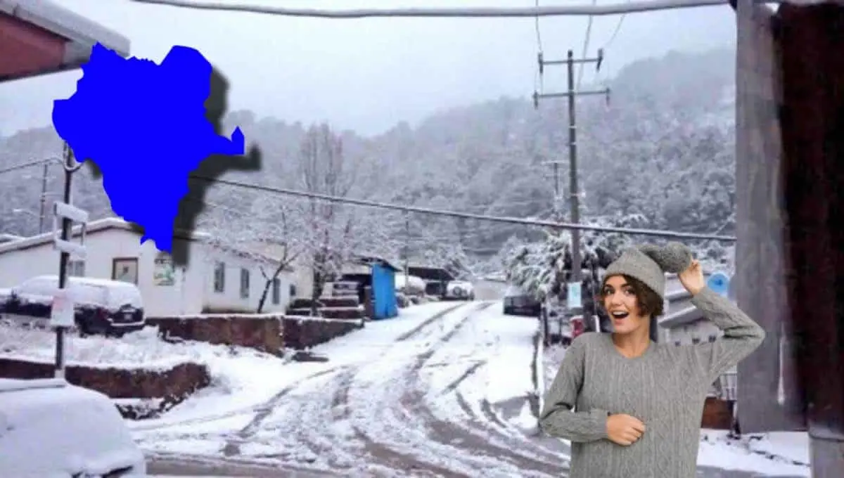 Este es el pueblo de Durango que se cubre de nieve durante el invierno. Foto: Original