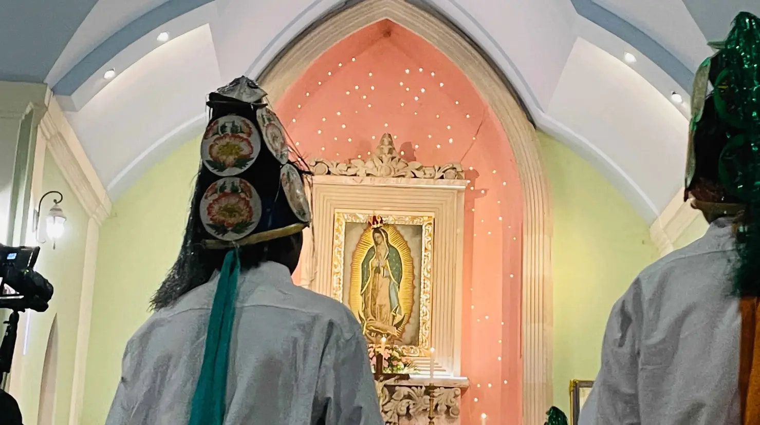 Matachines yaquis dedican su danza a la Virgen