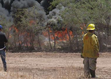 Llaman bomberos de Cajeme a evitar incendios por hornillas o fogatas