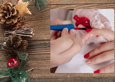 5 ideas elegantes para arreglar tus uñas para la cena de Navidad 