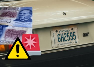 ¿De cuánto es la multa en Tamaulipas por circular sin placas?