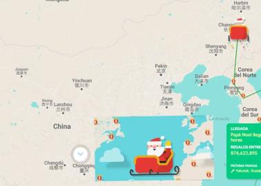 ¿Dónde está Santa Claus? Google te muestra su travesía por el mundo repartiendo regalos y alegría