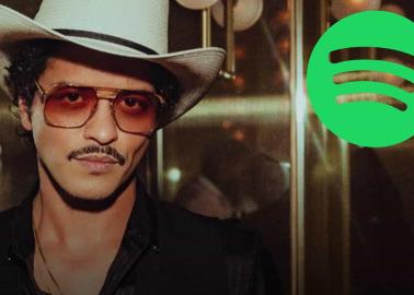 Bruno Mars rompe récord histórico en Spotify al superar los 140 millones de oyentes mensuales