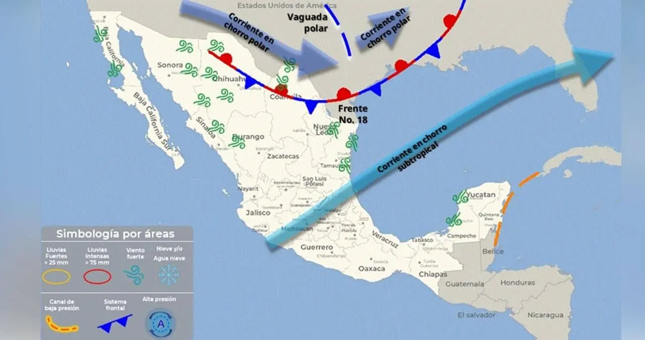 Clima en Sonora hoy 27 de diciembre: Frente frío 18 provocará ambiente gélido en la entidad