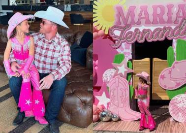 "Canelo" Álvarez, celebra el cumpleaños de su hija María Fernanda al estilo vaquero