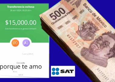 SAT hace esto si recibes más de 15 mil pesos mensuales en tu cuenta bancaria