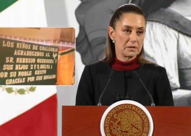 Sheinbaum condena agradecimiento a "El Mencho" por repartición de juguetes en Michoacán