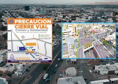 Nuevas rutas de camiones en Hermosillo por construcción de paso desnivel en enero de 2025