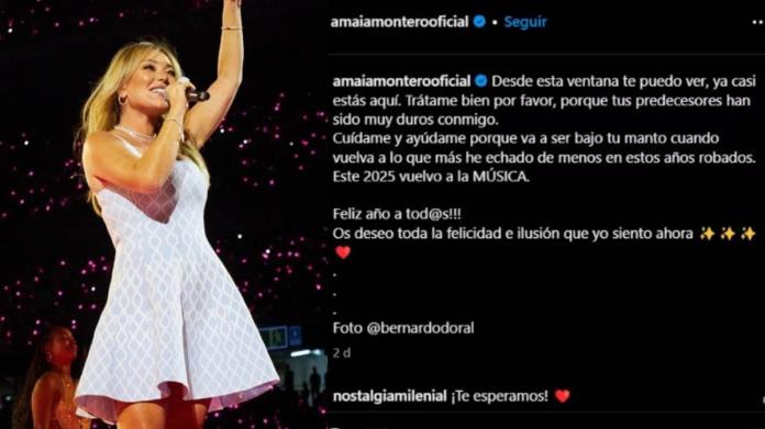 Amaia Montero regresará a la música en 2025 Amaia Montero regresará a la música en 2025