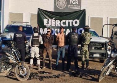 Capturan a motociclistas armados en San Ignacio Río Muerto