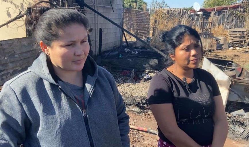 Incendio deja a familias de Navojoa sin nada; piden ayuda de la comunidad